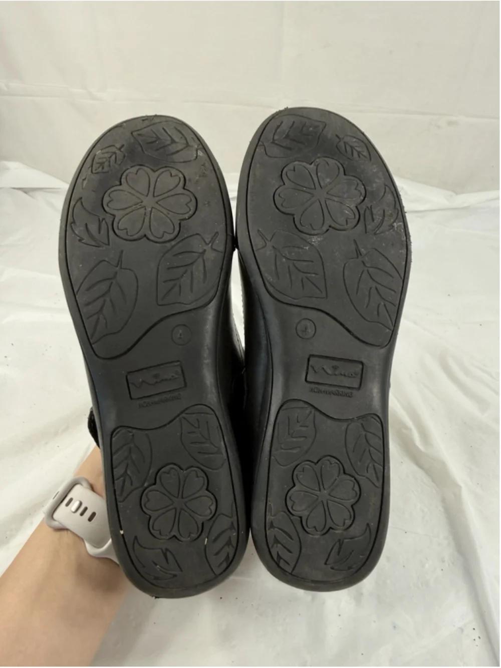 Nina Black Braided-Strap Mary Jane Dress Shoes